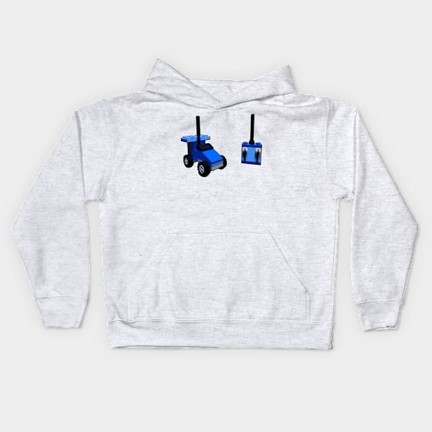 Brick Creations - RC Car Kids Hoodie by druscilla13